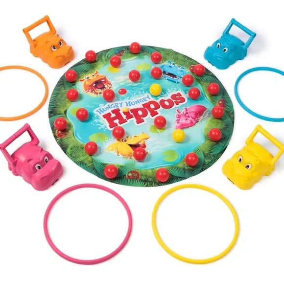 Hungry Hungry Hippos Giant Edition Family Game Kids Indoor Outdoor Play | NIB - Picture 6 of 8